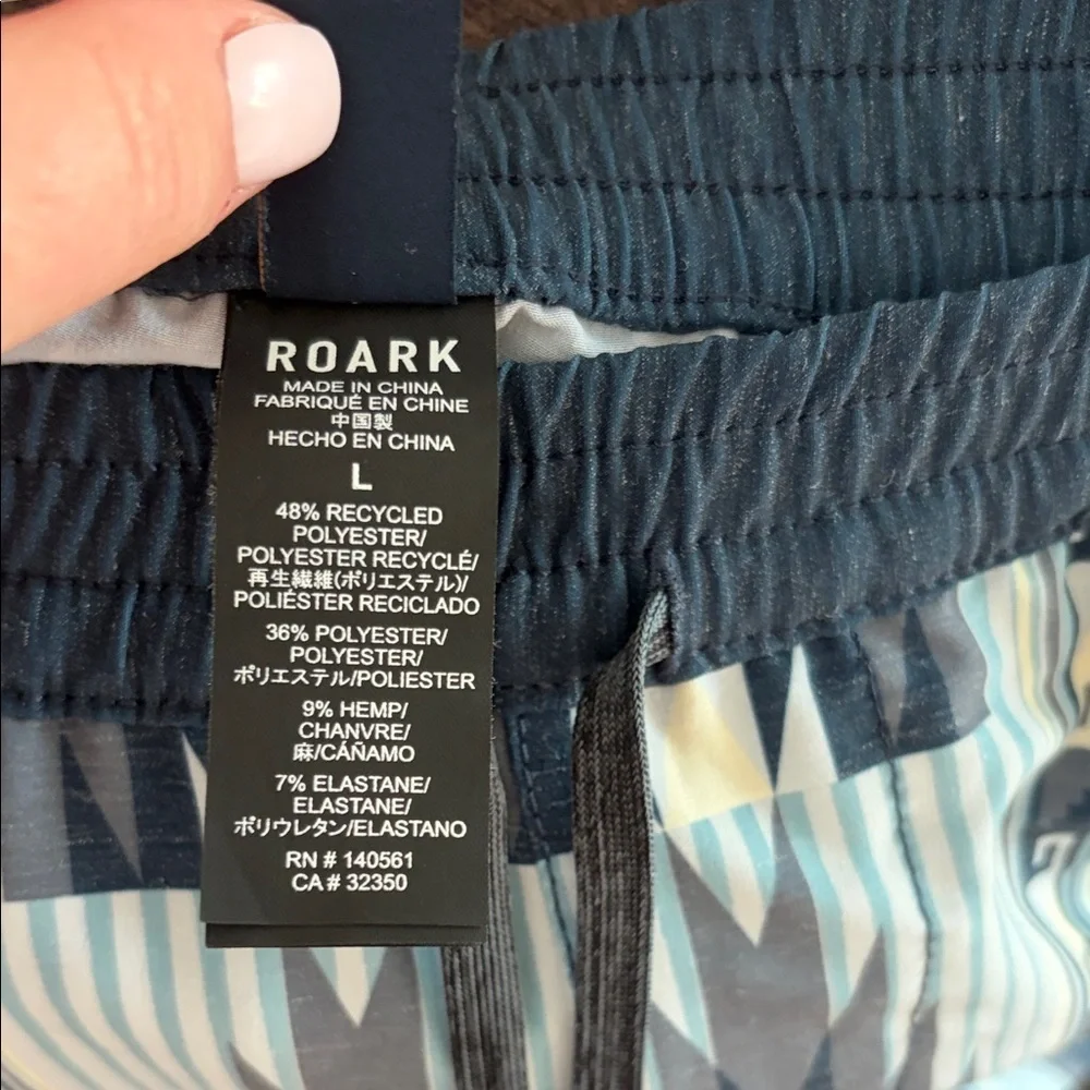 Roark Shorey Poncho - Agave - Swim Shorts - L
